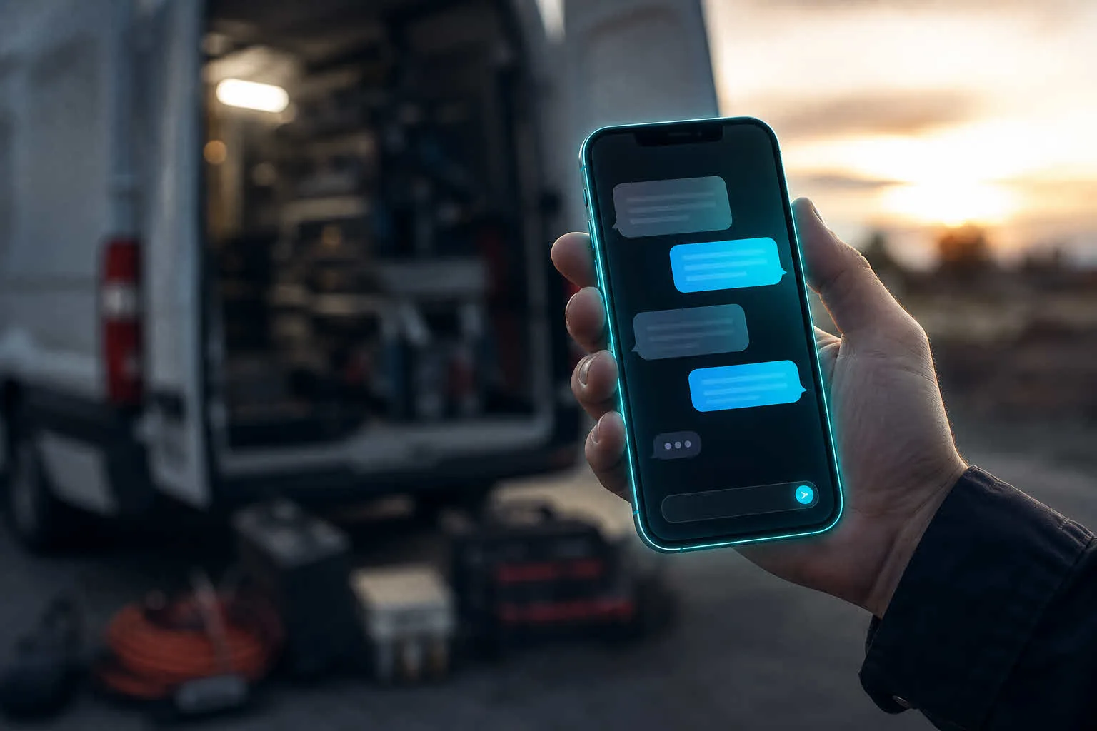Missed-call text-back recovering a lead automatically